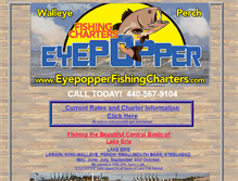 Tablet Screenshot of eyepopperfishingcharters.com